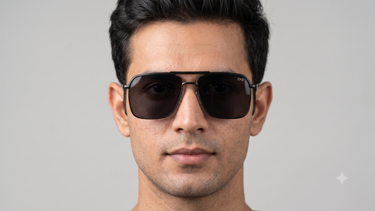 RETIFOCUS Metal Navigator Sunglasses for Men