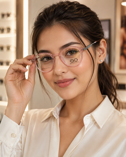 RETIFOCUS Round Optical Eyeglass Frames Mixed Material Unisex