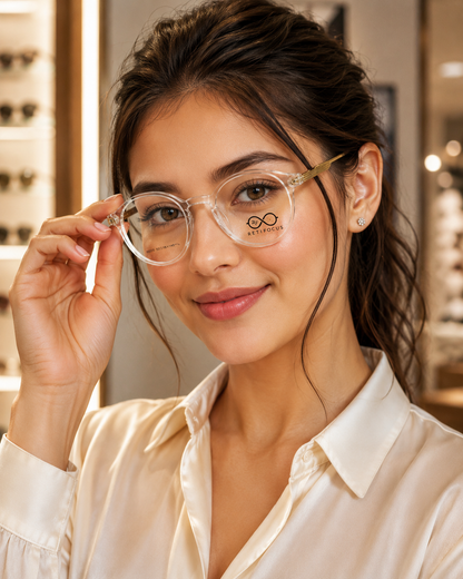 RETIFOCUS Round Optical Eyeglass Frames Mixed Material Unisex