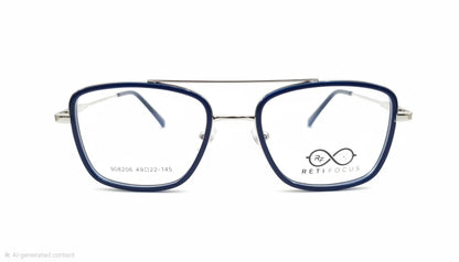 Retifocus Premium Lightweight Metal Rectangular Eyeglass Frame