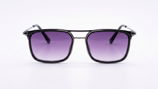 Retifocus men's rectangle metal sunglasses with sleek frame and tinted lenses, stylish accessory for sun protection.