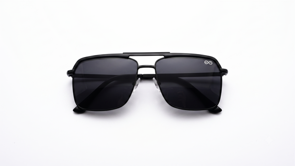 RetiFocus Metal Navigator sunglasses for men with sleek metal frame and tinted lenses, stylish and protective eyewear.