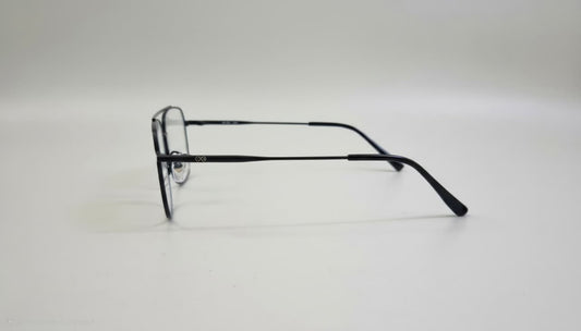RETIFOCUS Geometric Metal Optical Frame with Double Bridge