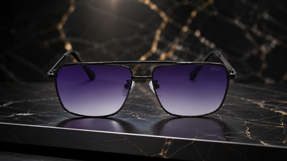 RETIFOCUS Metal Navigator Sunglasses for Men