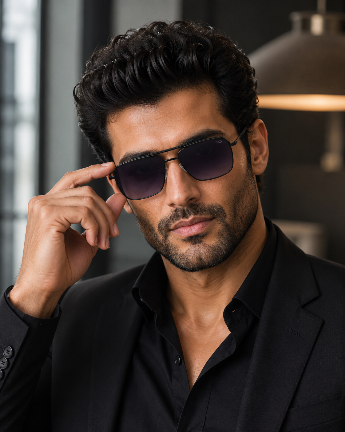 RETIFOCUS Metal Navigator Sunglasses for Men