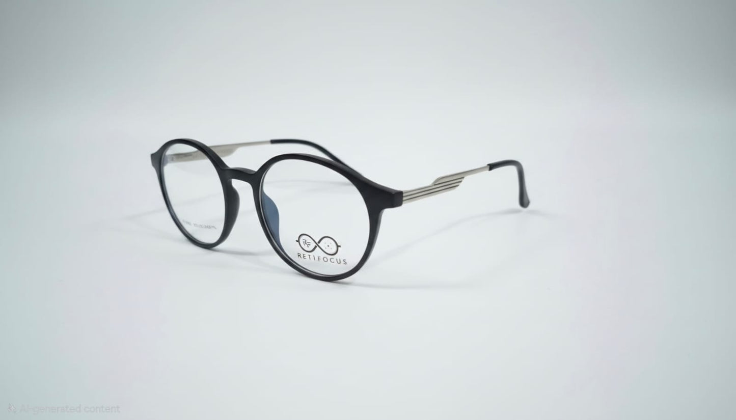 RETIFOCUS Round Optical Eyeglass Frames Mixed Material Unisex