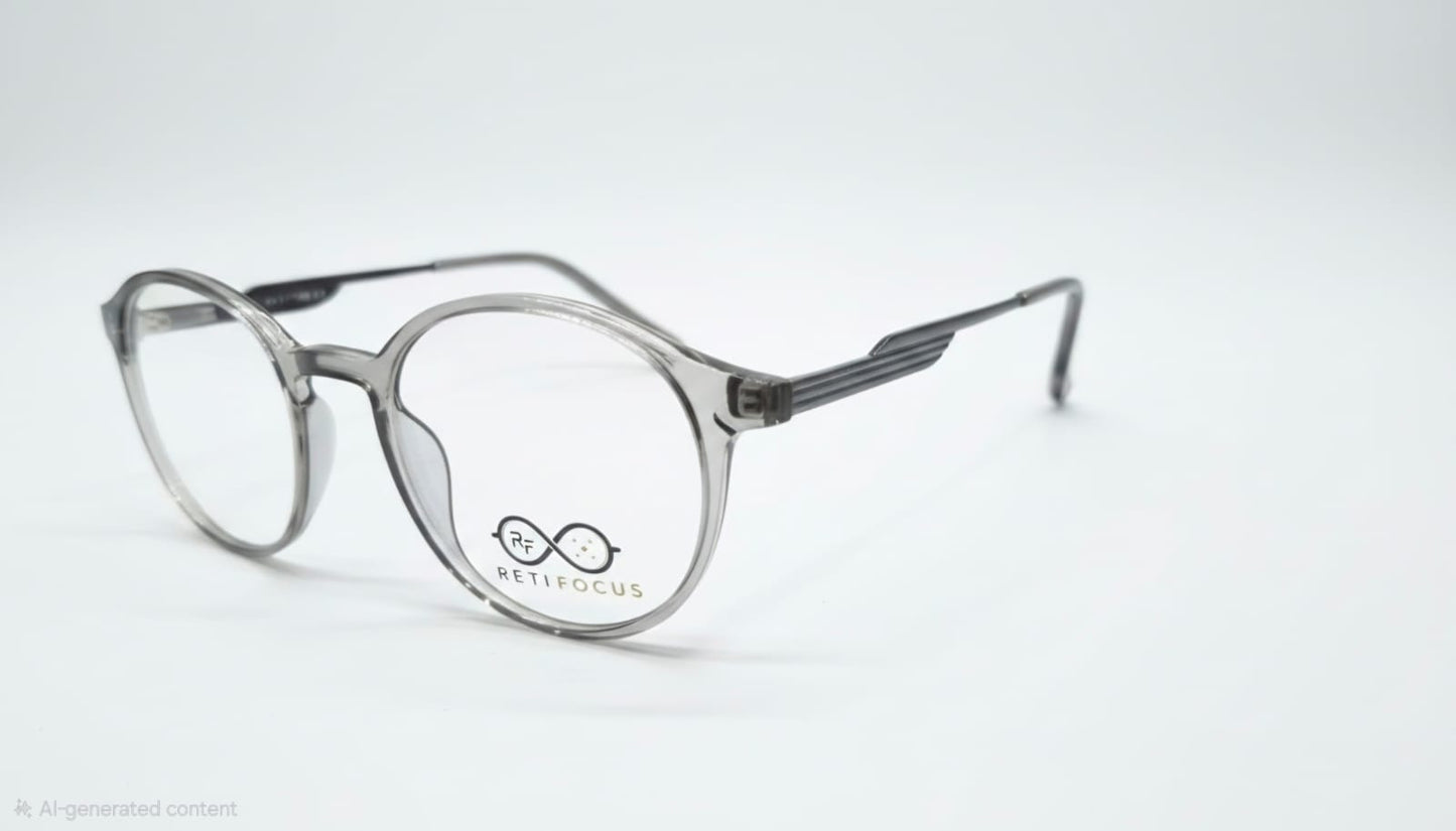 RETIFOCUS Round Optical Eyeglass Frames Mixed Material Unisex