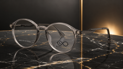 RETIFOCUS Round Optical Eyeglass Frames Mixed Material Unisex