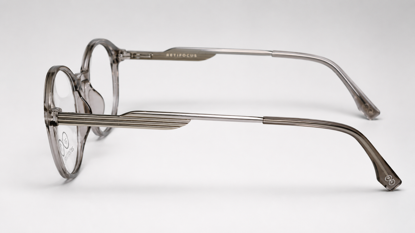 RETIFOCUS Round Optical Eyeglass Frames Mixed Material Unisex