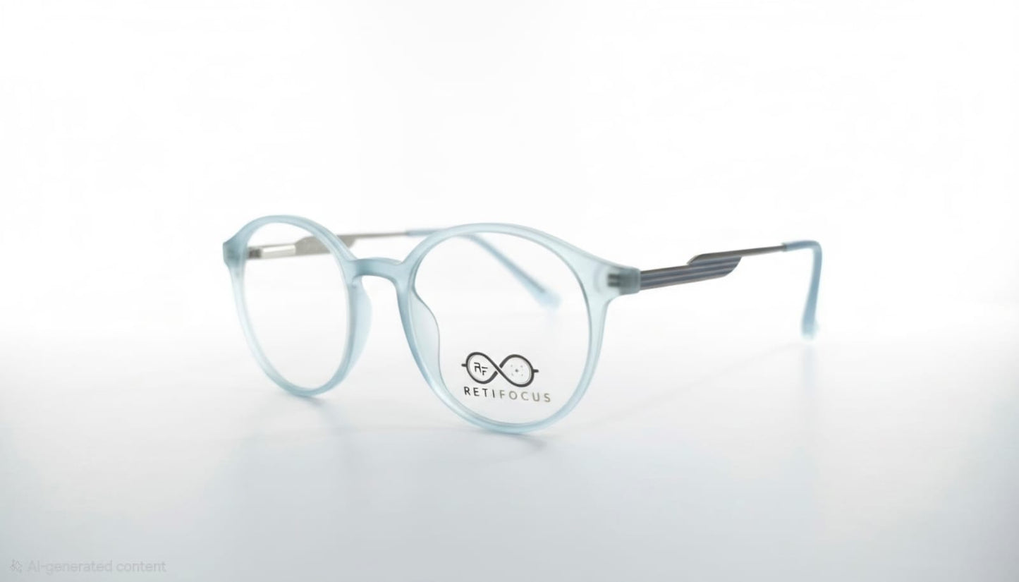 RETIFOCUS Round Optical Eyeglass Frames Mixed Material Unisex