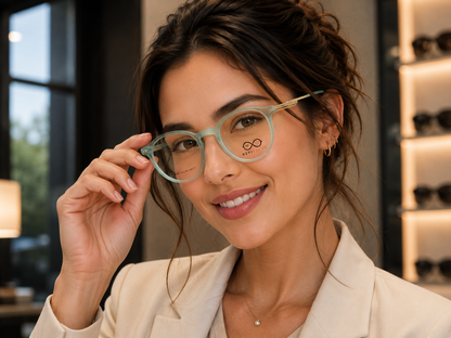 RETIFOCUS Round Optical Eyeglass Frames Mixed Material Unisex