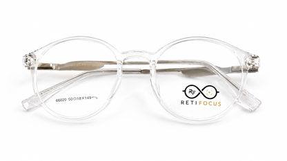 RETIFOCUS Round Optical Eyeglass Frames Mixed Material Unisex