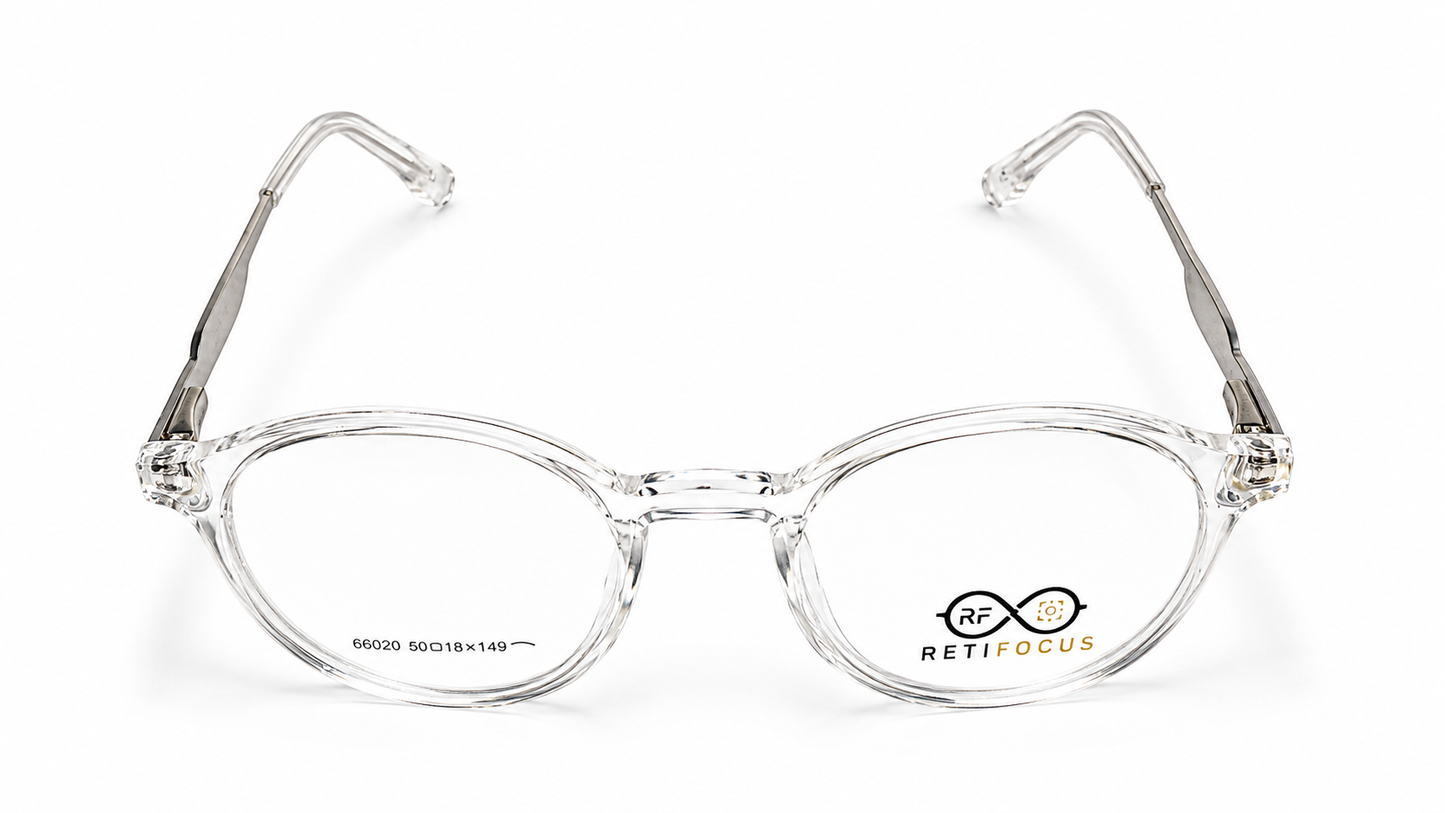 RETIFOCUS Round Optical Eyeglass Frames Mixed Material Unisex