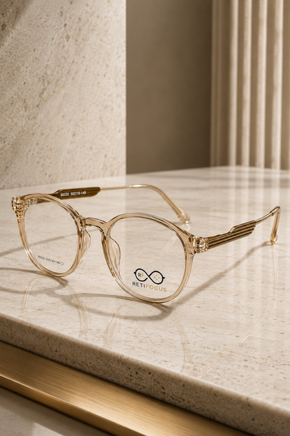 RETIFOCUS Round Optical Eyeglass Frames Mixed Material Unisex