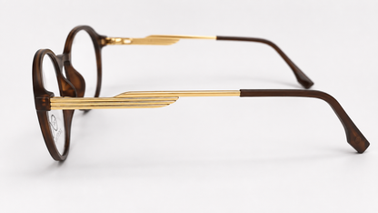RETIFOCUS Round Optical Eyeglass Frames Mixed Material Unisex