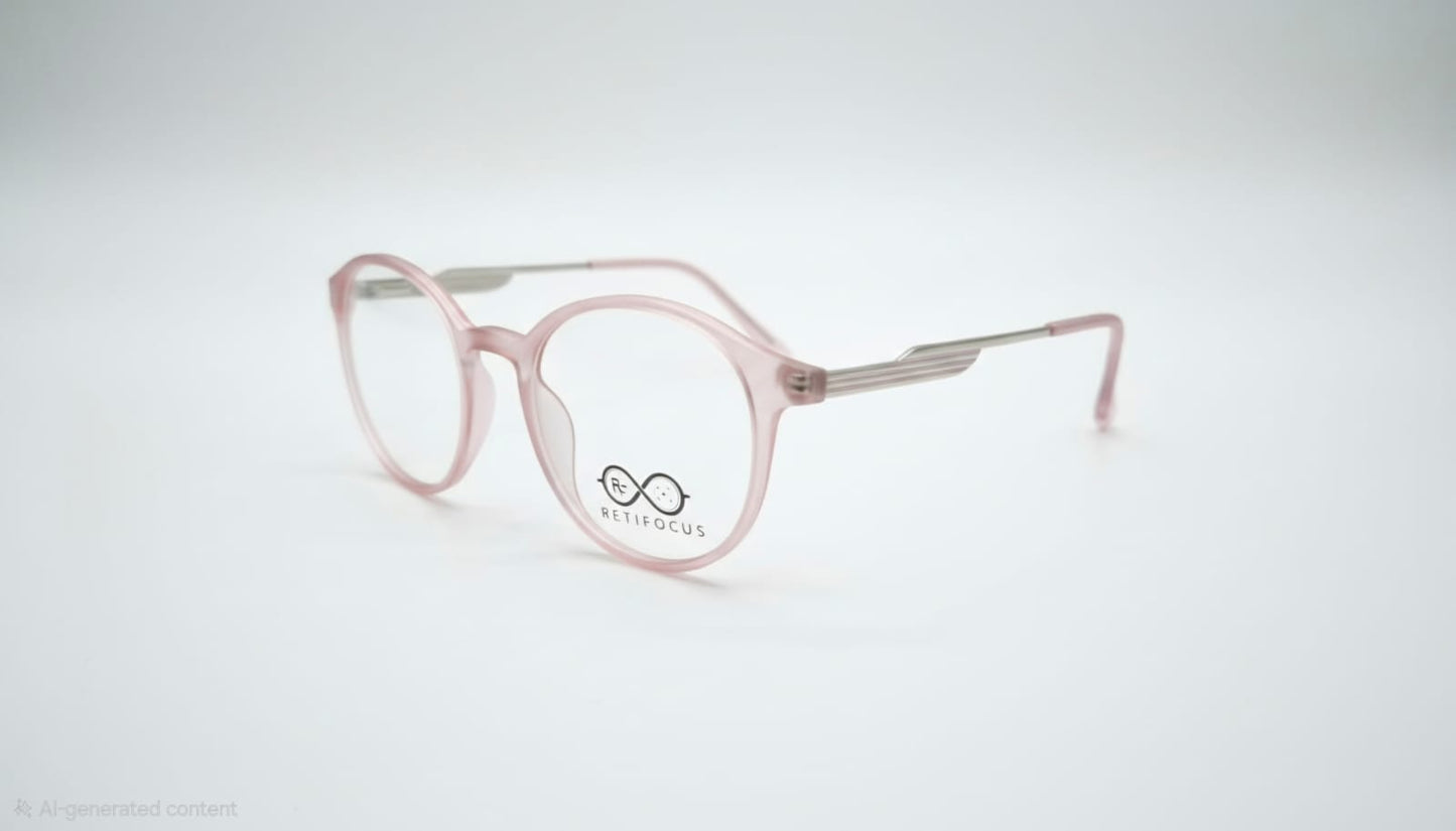 RETIFOCUS Round Optical Eyeglass Frames Mixed Material Unisex