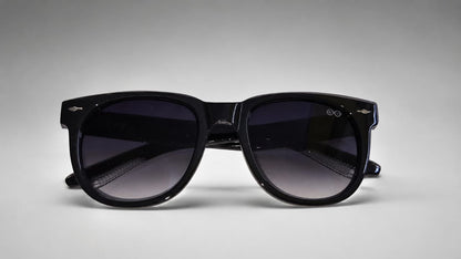 RETIFOCUS Square Black Sunglasses with Black Gradient Lenses