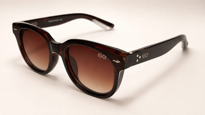 RETIFOCUS Square Black Sunglasses with Black Gradient Lenses
