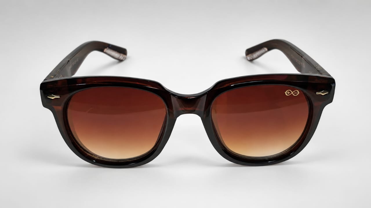 RETIFOCUS Square Black Sunglasses with Black Gradient Lenses