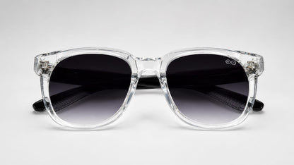 RETIFOCUS Square Black Sunglasses with Black Gradient Lenses