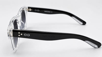 RETIFOCUS Square Black Sunglasses with Black Gradient Lenses