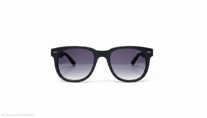 RETIFOCUS Square Black Sunglasses with Black Gradient Lenses