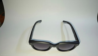 RETIFOCUS Square Black Sunglasses with Black Gradient Lenses