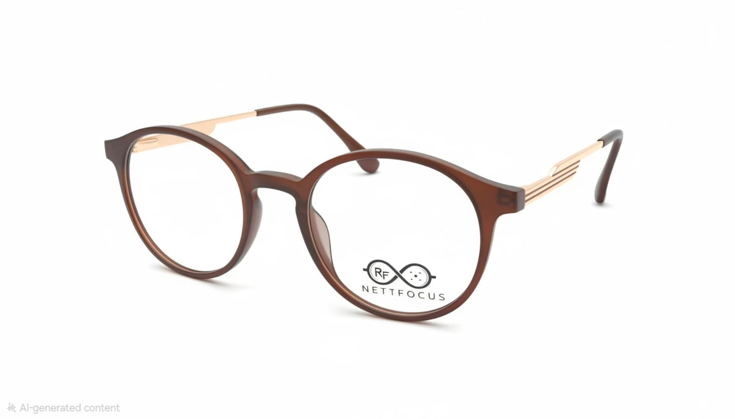 RETIFOCUS Round Optical Eyeglass Frames Mixed Material Unisex