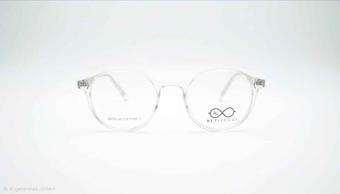 RETIFOCUS Round Optical Eyeglass Frames Mixed Material Unisex
