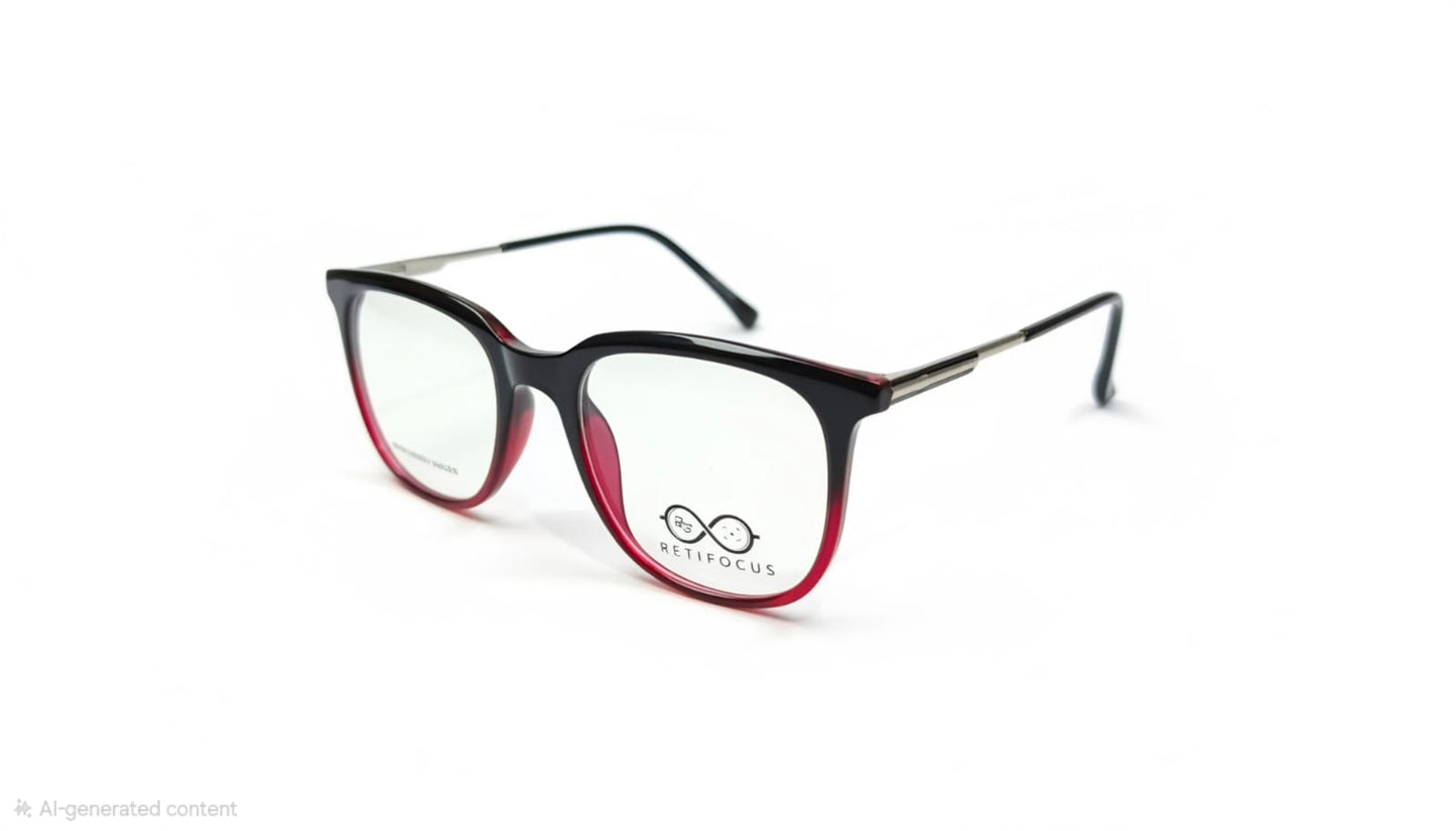 RETIFOCUS Square Optical Eyeglass Frames Mixed Material Unisex
