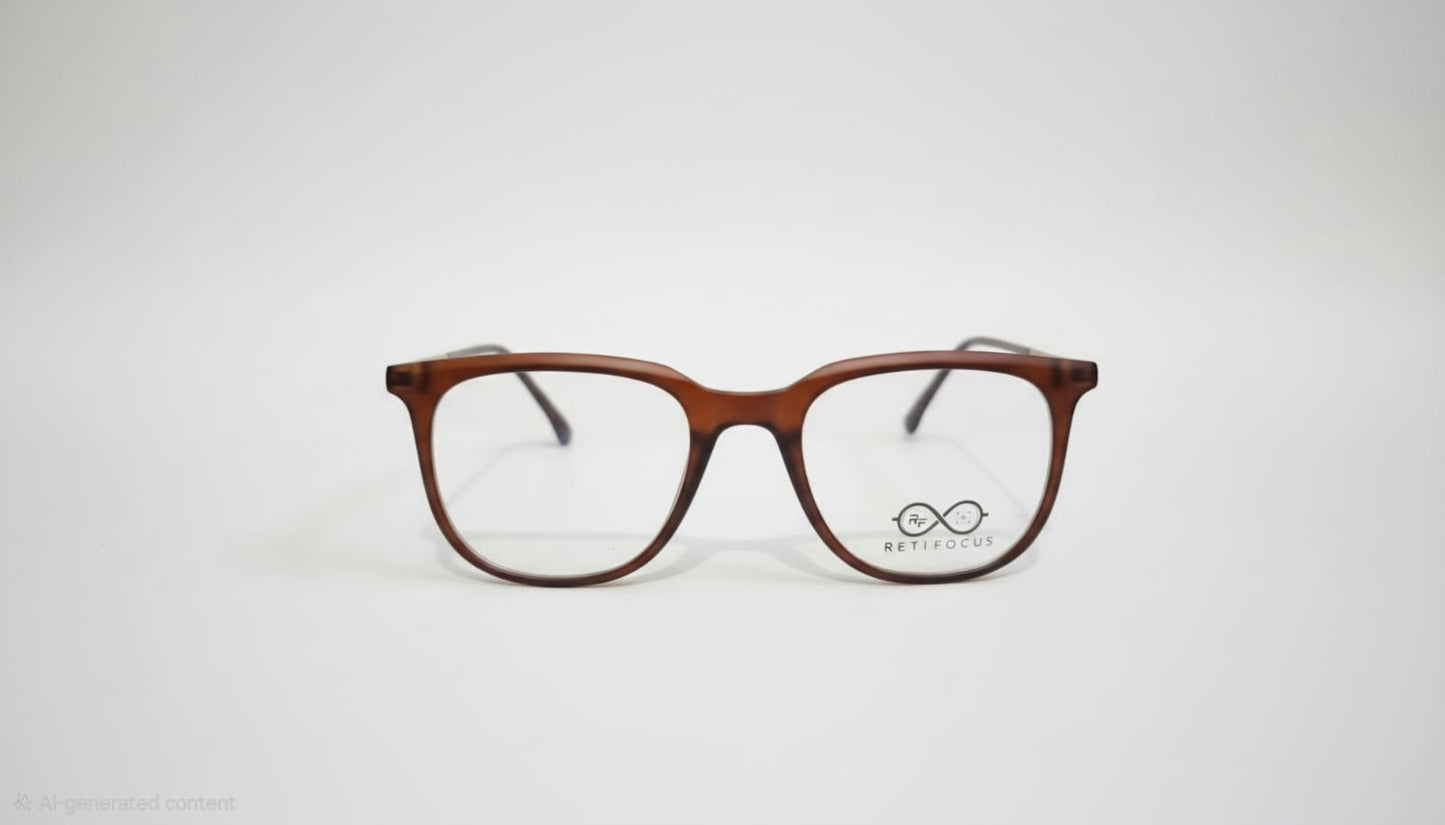RETIFOCUS Square Optical Eyeglass Frames Mixed Material Unisex