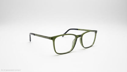 RETIFOCUS Rectangle Optical Eyeglass Frames Bold Plastic Mixed Material Unisex