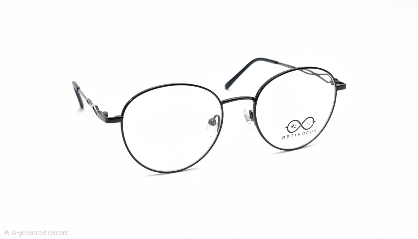 RETIFOCUS Round Metal Optical Frame Twisted Wire Temple Women 3 Colors