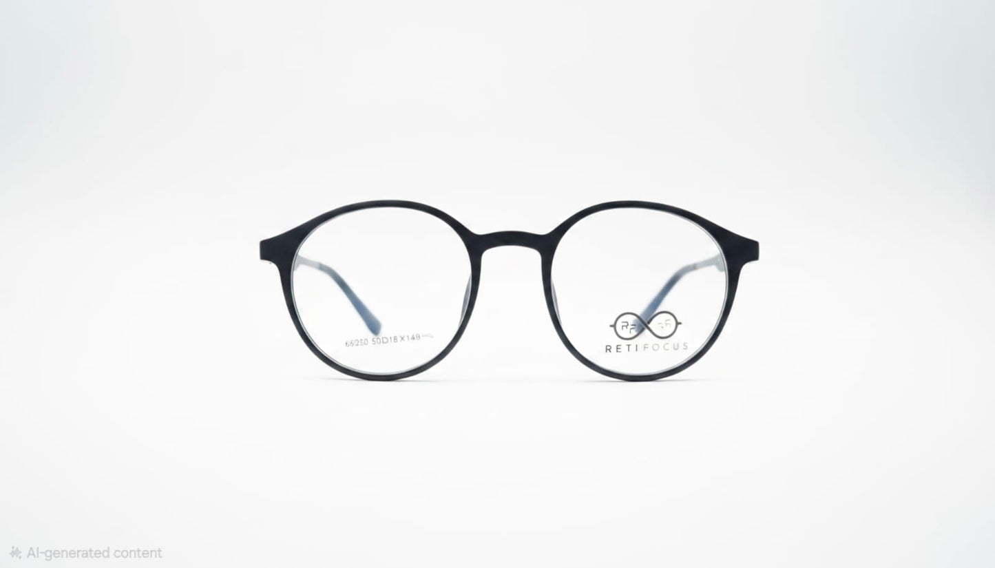 RETIFOCUS Round Optical Eyeglass Frames Mixed Material Unisex