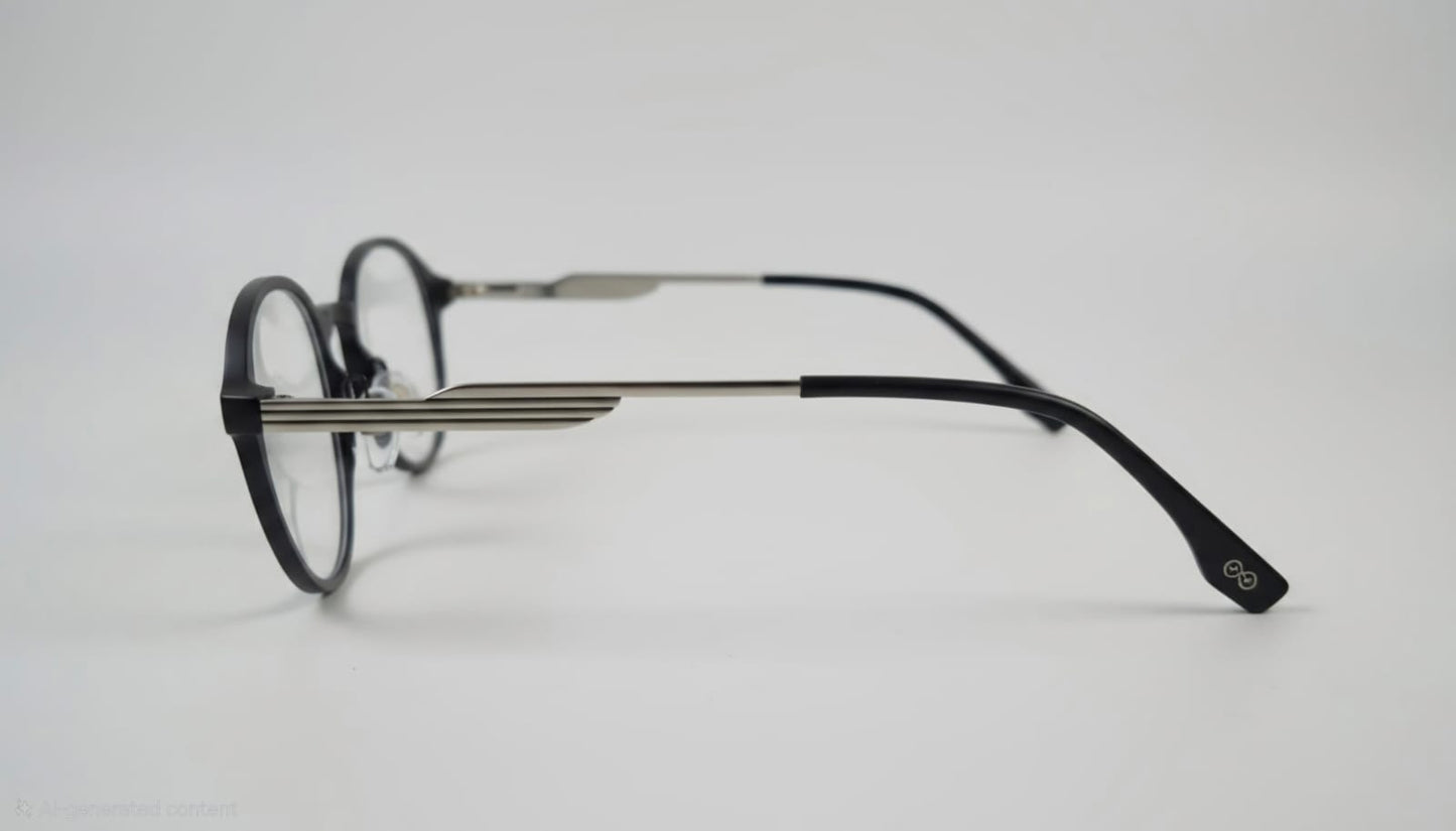 RETIFOCUS Round Optical Eyeglass Frames Mixed Material Unisex